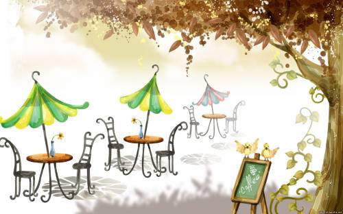 Зеленые зонтики