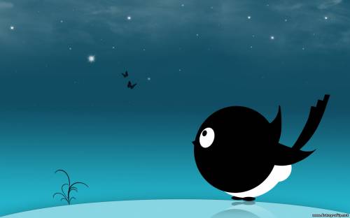 Рисованные обои - Голубок Голубок