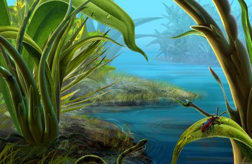 Рисованные обои - В тени В тени