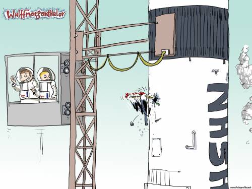 Подготовка шатла