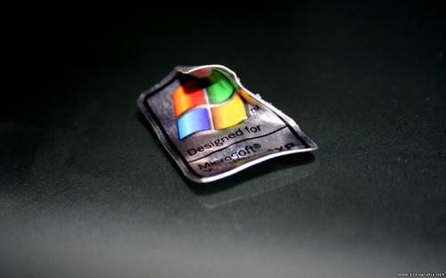 Помятый дизайн Microsoft