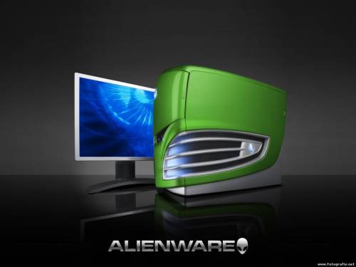Дизайн корпуса Alienware - зеленый