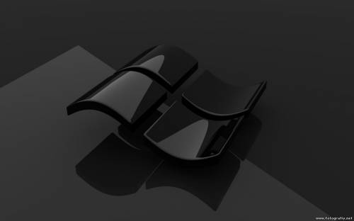Windows - черный фон