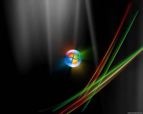 Vista - темный фон