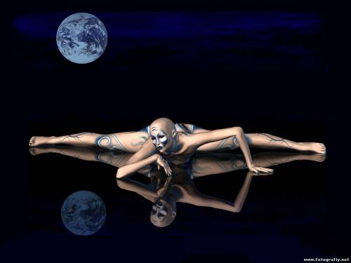 3D небесная гимнастка