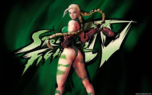 Очаровательная девушка из игры Street Fighter 4
