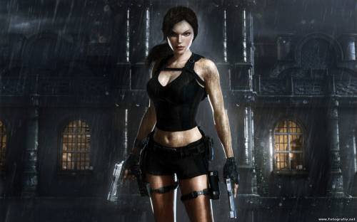 Постер из игры Лара Крофт