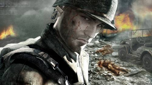 Выживший солдат из игры Call of duty